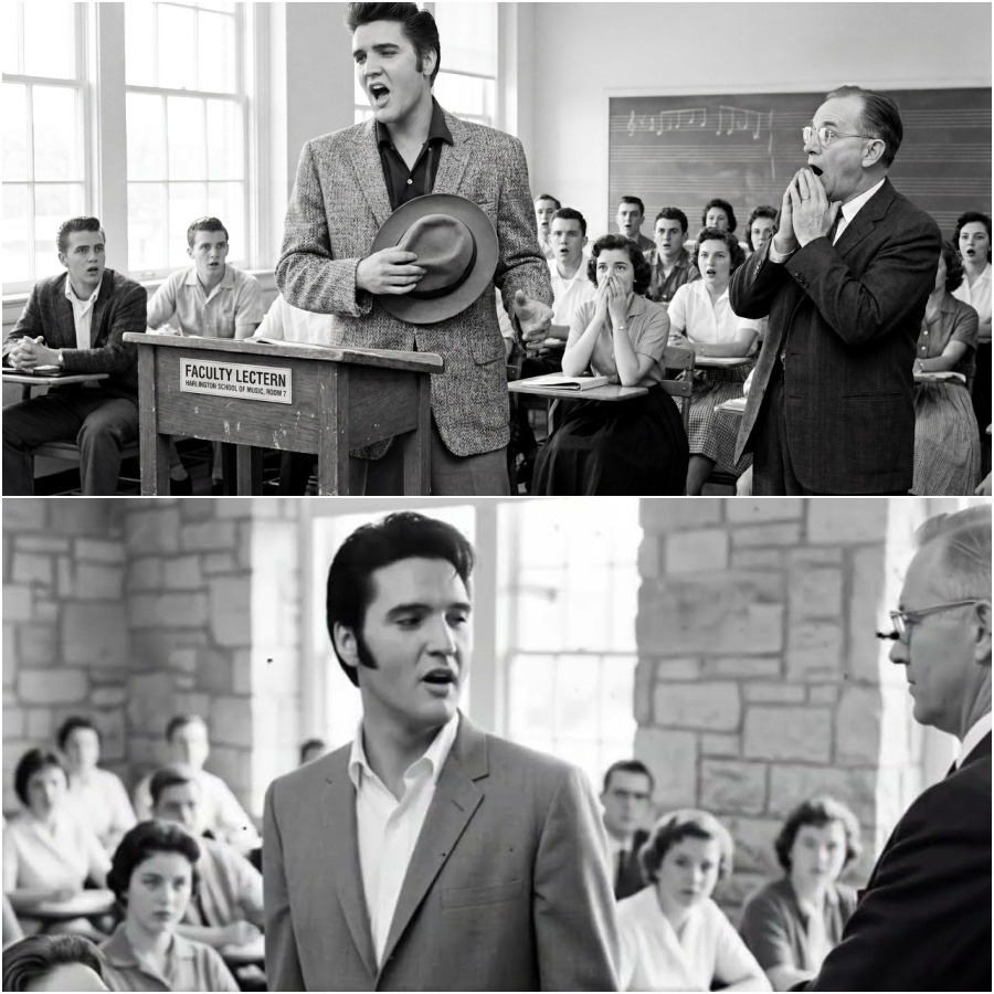 Vocal Professor Challenged “Student in the Back” to Sing — It Was Elvis Presley Visiting Class DD