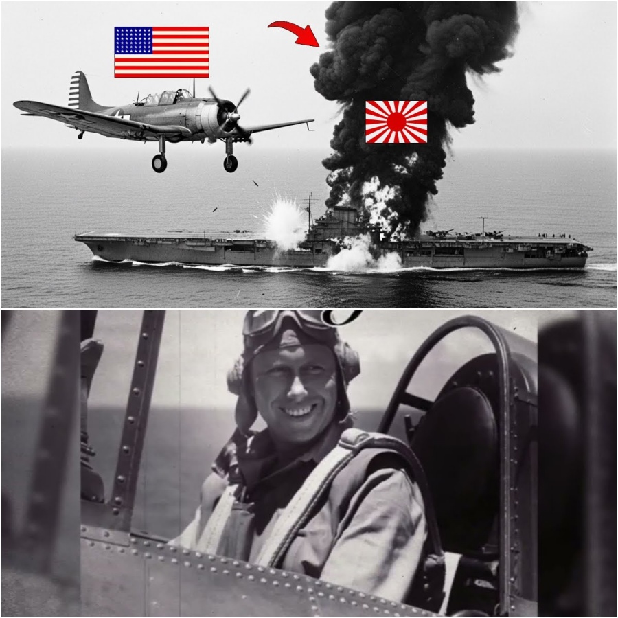 Japanese Couldn’t Hit This “Slow” Bomber — The Pilot Shot Down 3 Zeros and Sank Their Carrier DD