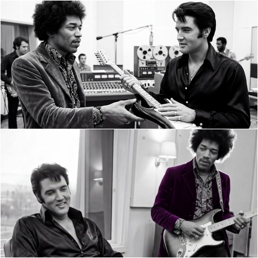 Jimi Hendrix Handed Elvis His Stratocaster ‘Play Like NOBODY’S Watching – What Elvis Did SHOCKED DD