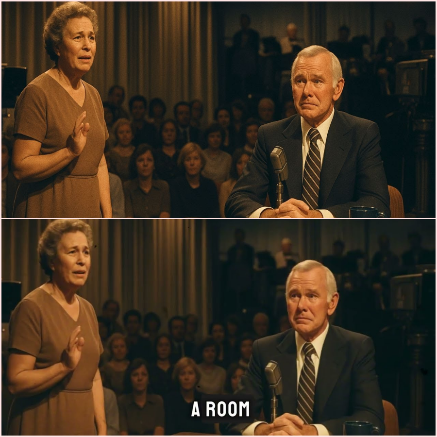 Johnny Carson broke down when a Vietnam nurse stood up and spoke his name HT