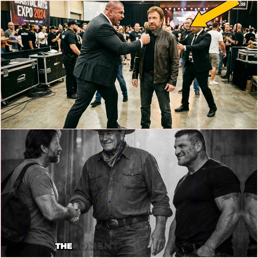 A 159kg bodyguard attacked Chuck Norris backstage — surprisingly… ht