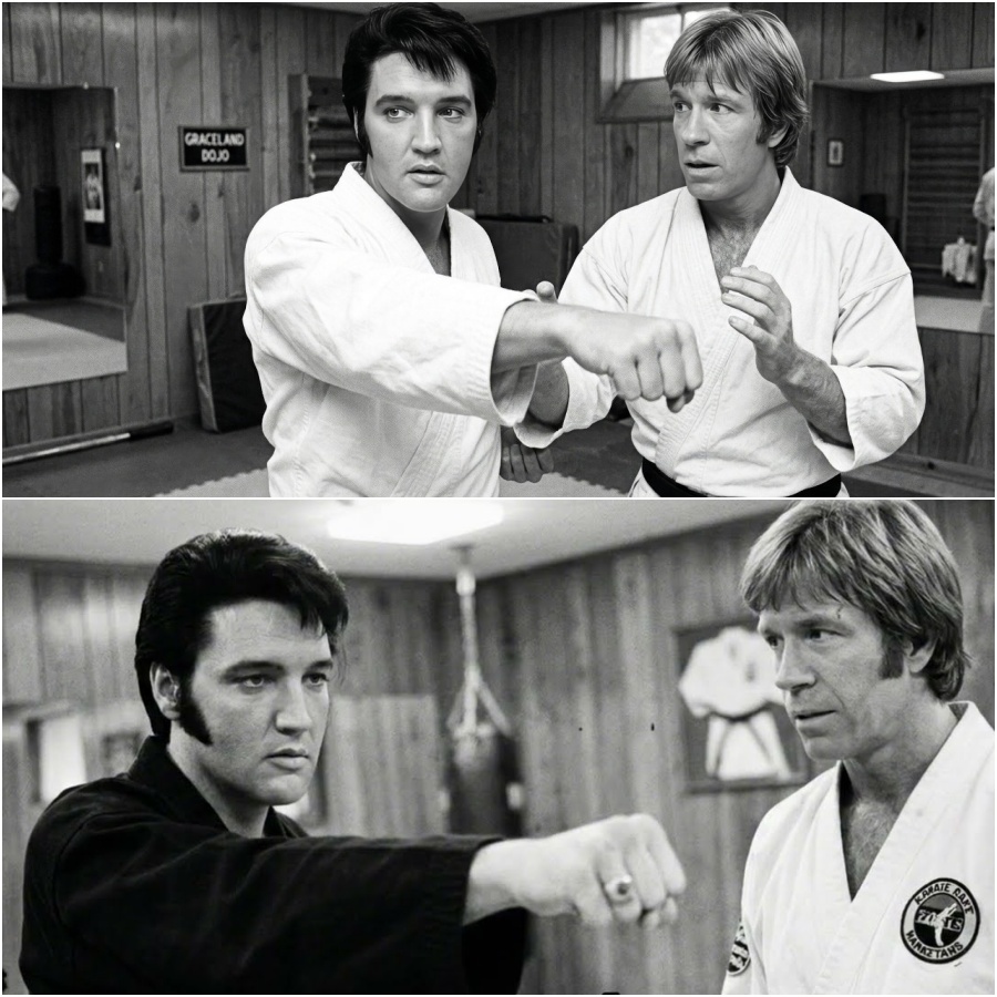 Chuck Norris STOPPED Elvis’s Punch When He Saw THIS – The King’s Reaction Left Him SPEECHLESS DD