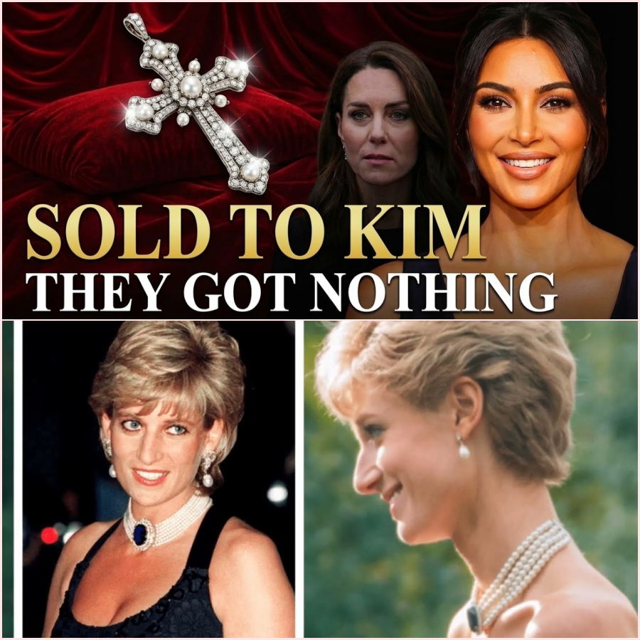 The Diana Cross That Was Sold to Kim Kardashian — While Meghan and Kate Got Nothing  ht