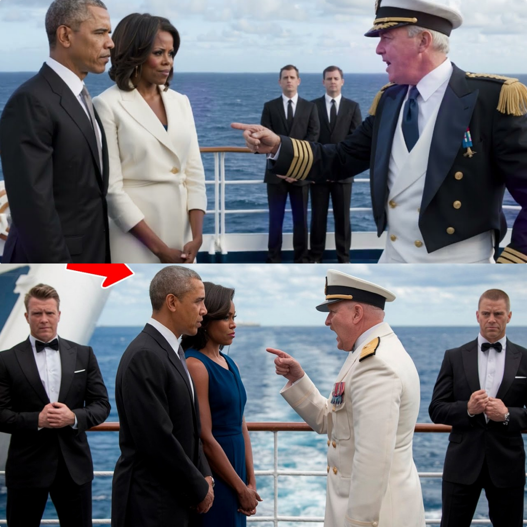 Racist Captain Attacked Barack and Michelle Obama on a Cruise Liner, But What Followed Shocked All!