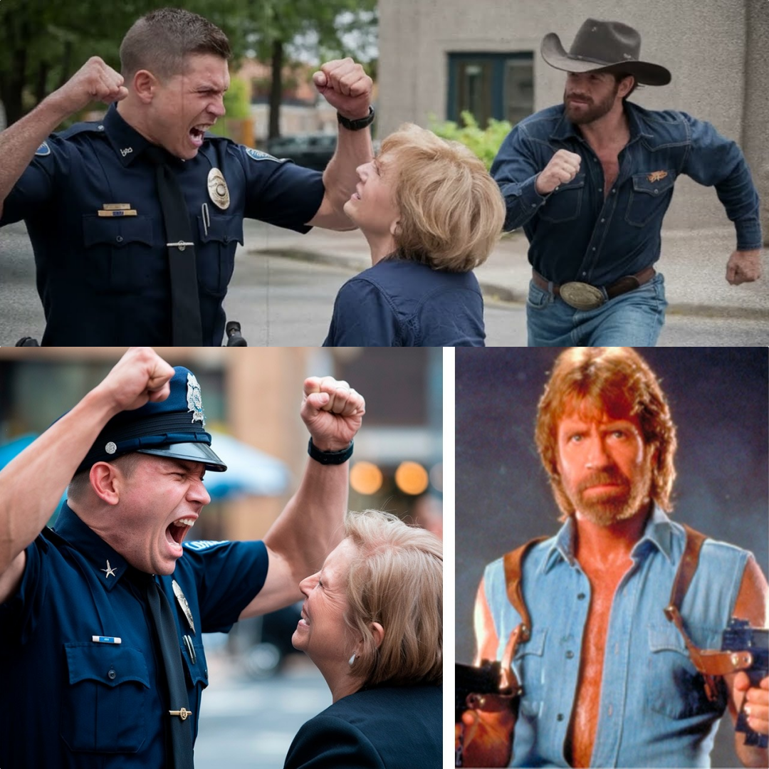 The cop hit Chuck Norris’ mother, but when he arrived, he deeply regretted it
