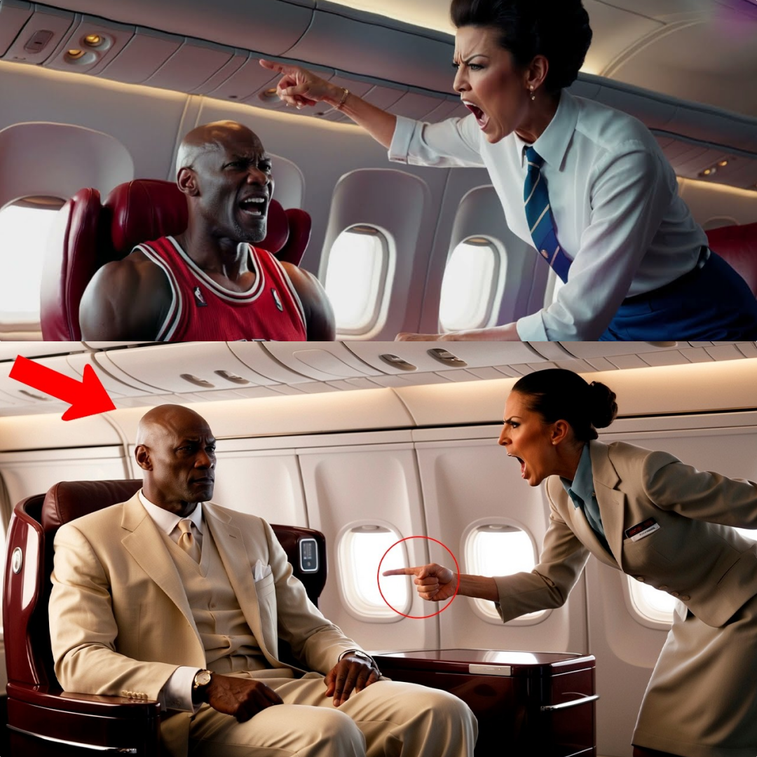 Michael Jordan Gets Thrown Out of First Class by Flight Attendant, What Happens Next Is Unbelievable JJ