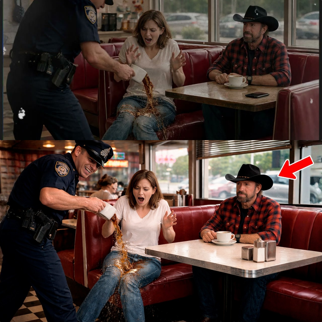 A Cop Poured Coffee on Chuck Norris’s Daughter — He Instantly Regretted It JJ