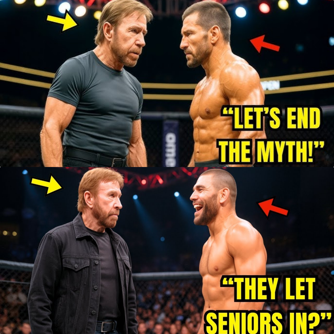 Cocky MMA Fighter Mocks Chuck Norris’s Age — Leaves the Cage on a Stretcher JJ