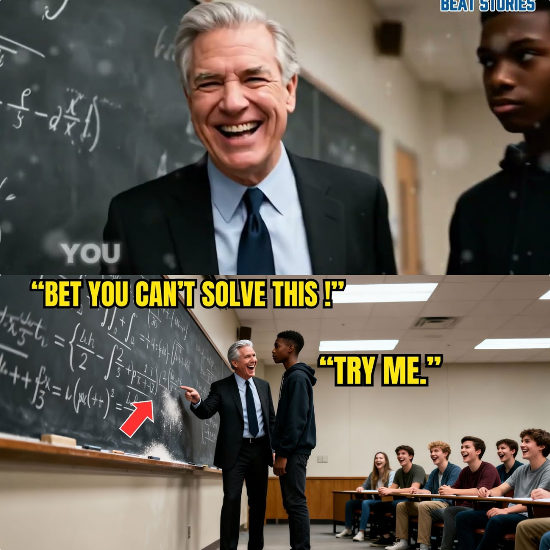 Prof Doesn’t Know Black Student Is Math Prodigy — Sets ‘Impossible’ Equation to Mock Him, Regrets It JJ