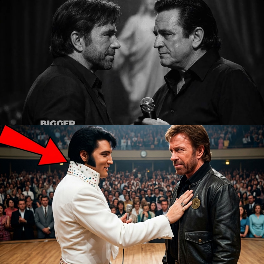 Johnny Cash DARED Chuck Norris to Sing GOSPEL Live — What Happened Made Cash Break Down on Stage JJ
