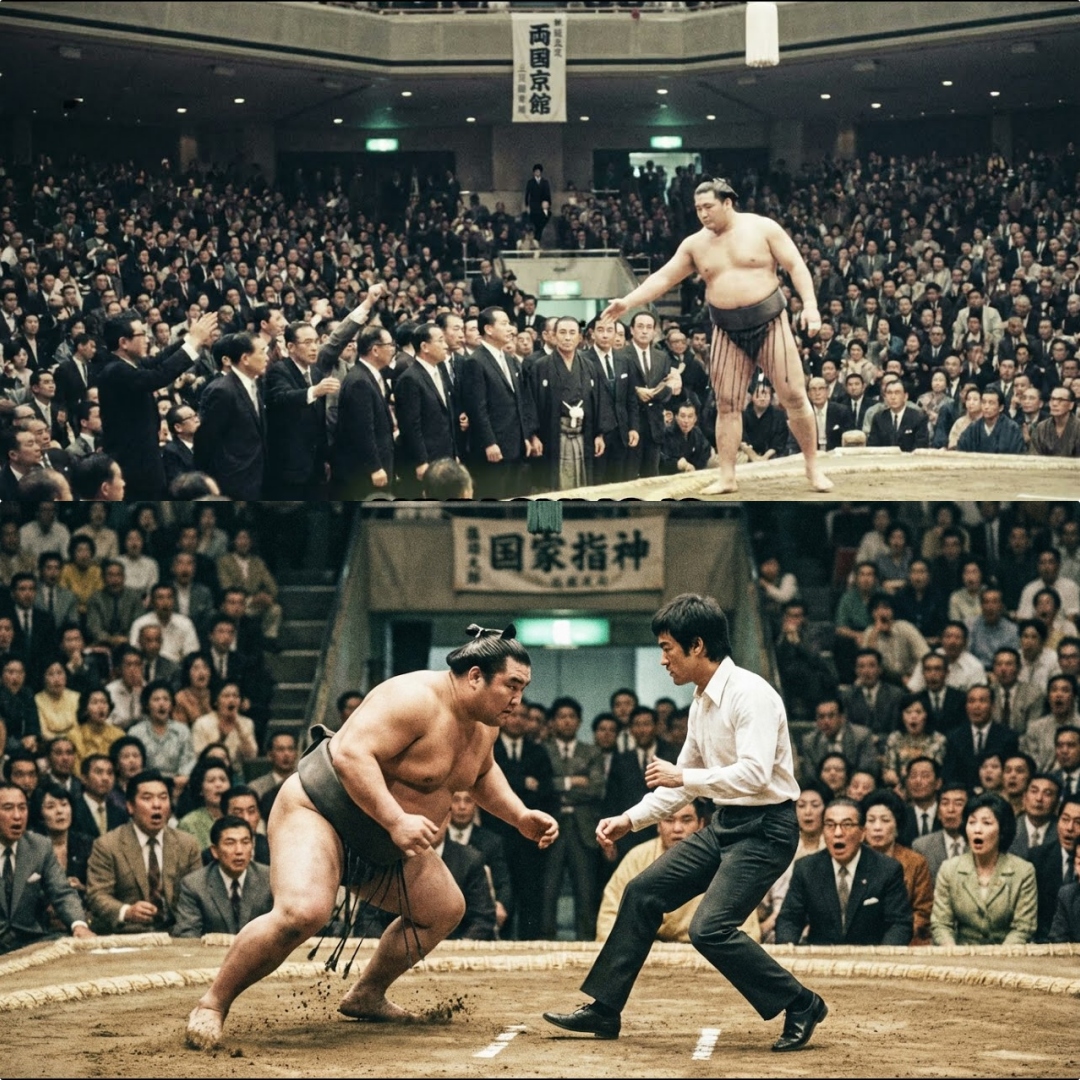 Sumo Champion Said Size Always Wins — Picked Bruce Lee — 800 Japanese Silent JJ