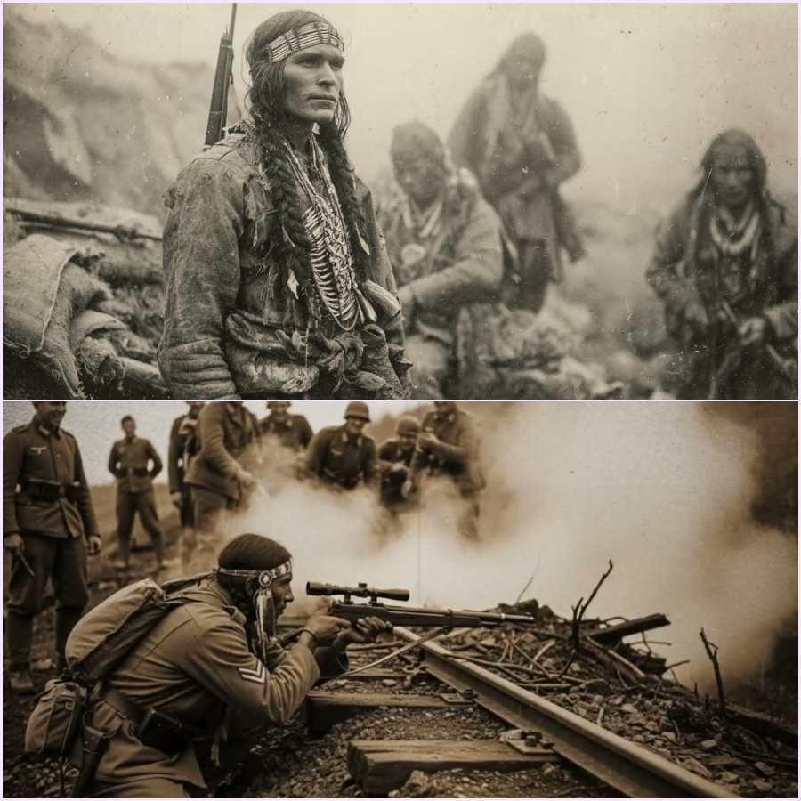 GERMANS LAUGHED AT THE APACHE SNIPER, UNTIL HE TORE THROUGH THEIR LINES WITH AN IMPOSSIBLE STRATEGY