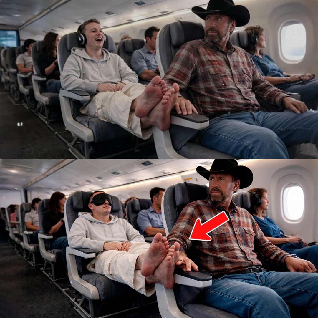 He Intentionally Put His Feet on Chuck Norris’s Seat — And Quickly Regretted It