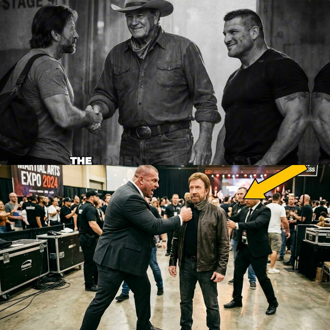 A 159kg bodyguard attacked Chuck Norris backstage — surprisingly…