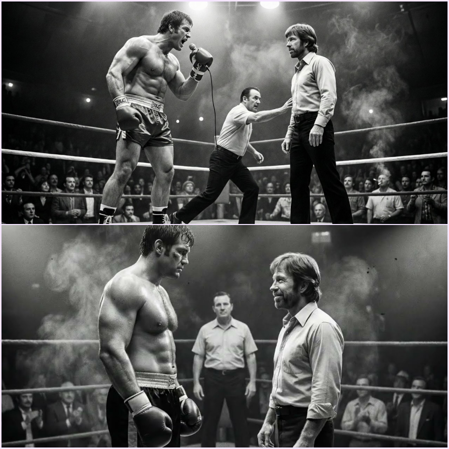 A 240 POUND KICKBOXING CHAMPION MOCKED CHUCK NORRIS — 8 SECONDS LATER THE REFEREE STEPPED IN
