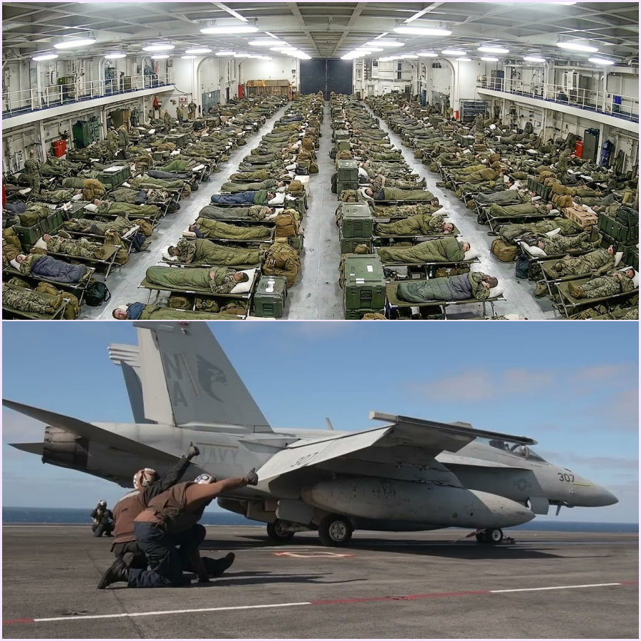 How Aircraft Carrier Crews EAT, SHOWER & SLEEP on MASSIVE Aircraft Carrier