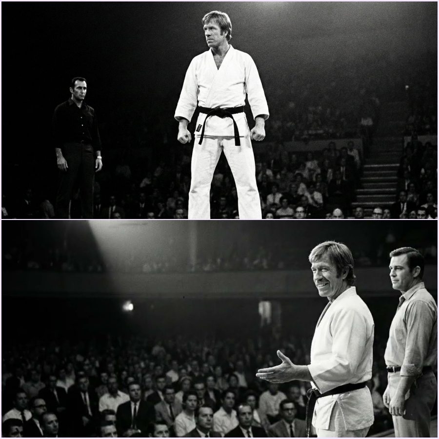 CHUCK NORRIS STOPPED LIVE MARTIAL ARTS SHOW TO FIND MYSTERY FIGHTER—WHAT HAPPENED NEXT WAS LEGENDARY
