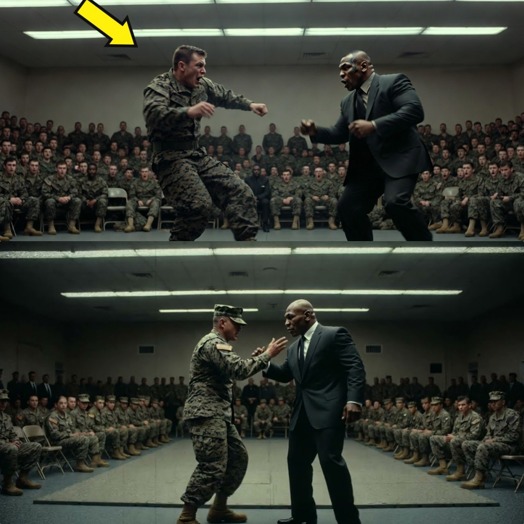 A 122-pound Marine made a racial slur at Mike Tyson – he didn’t know it was Mike Tyson. JJ