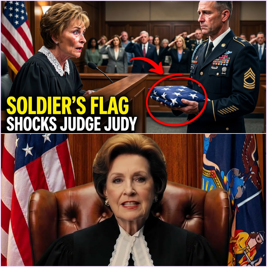A Soldier Walked Into My Courtroom Carrying His Brother’s Flag — No One Expected What Happened Next HW