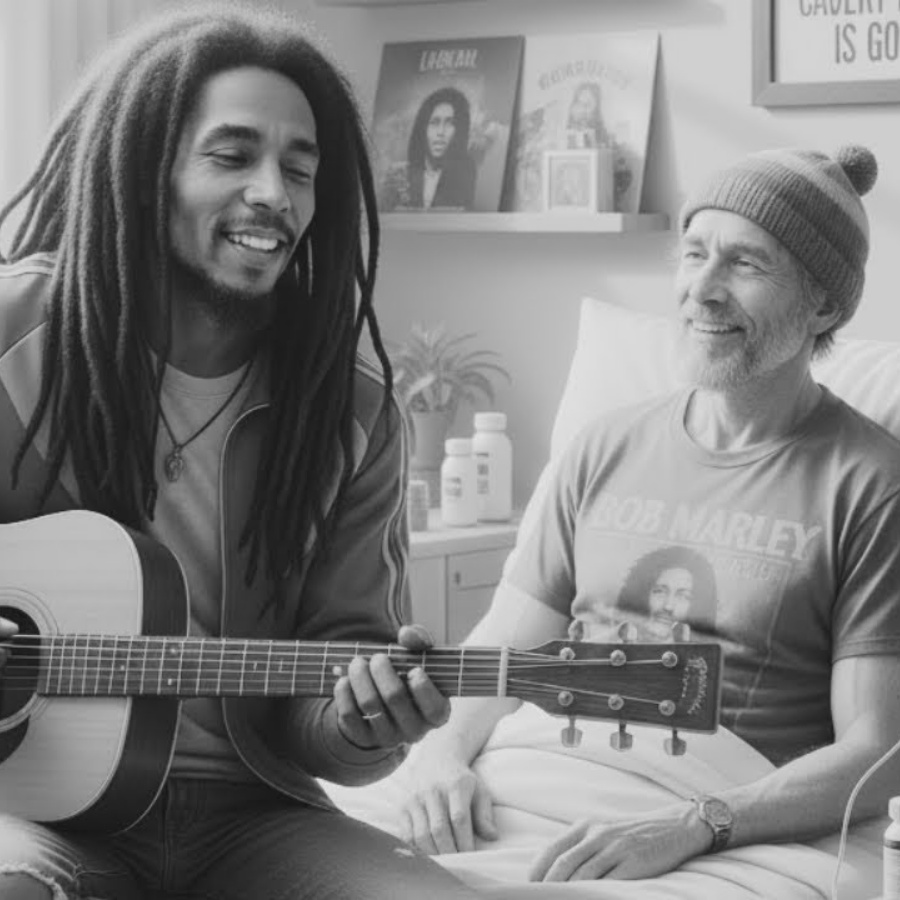 Dying man hadn’t spoken in 6 days — then Bob Marley walked in with his guitar and THIS happened
