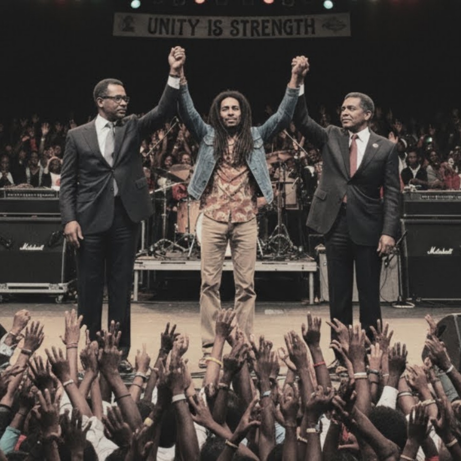 “Bob Marley Was SHOT 16 Months Earlier — What He Did on Stage SHOCKED 32,000 People”