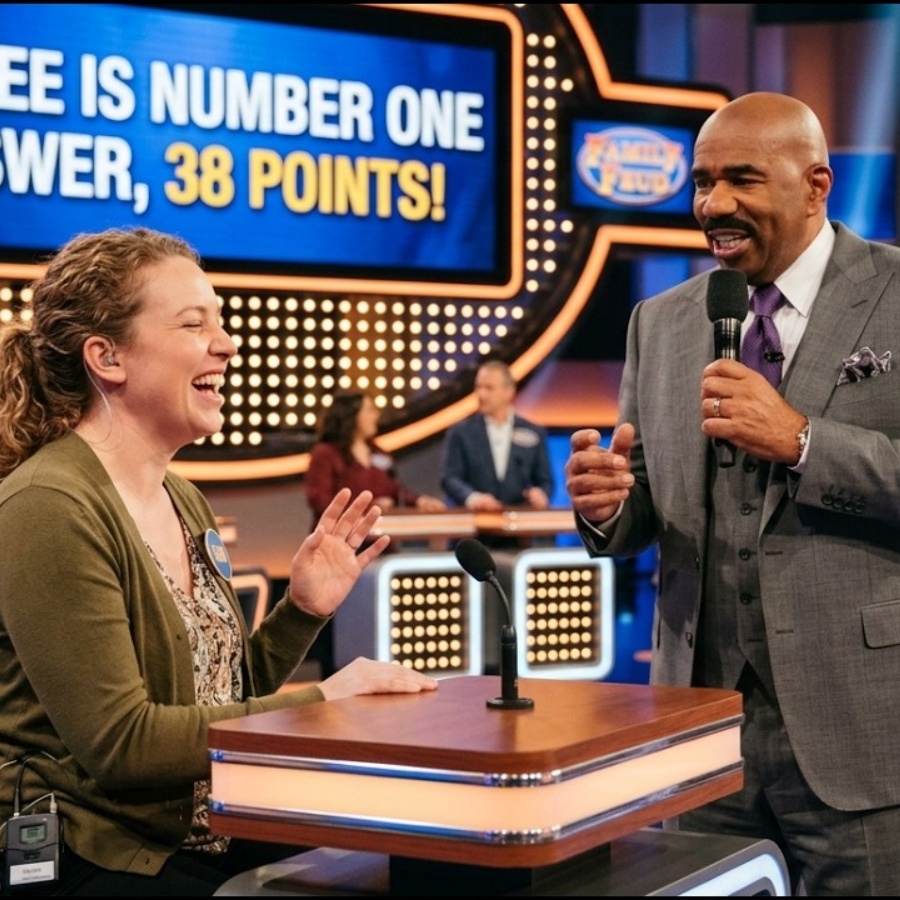 Steve noticed her hands shaking and asked WHY—her answer made him change Family Feud POLICY