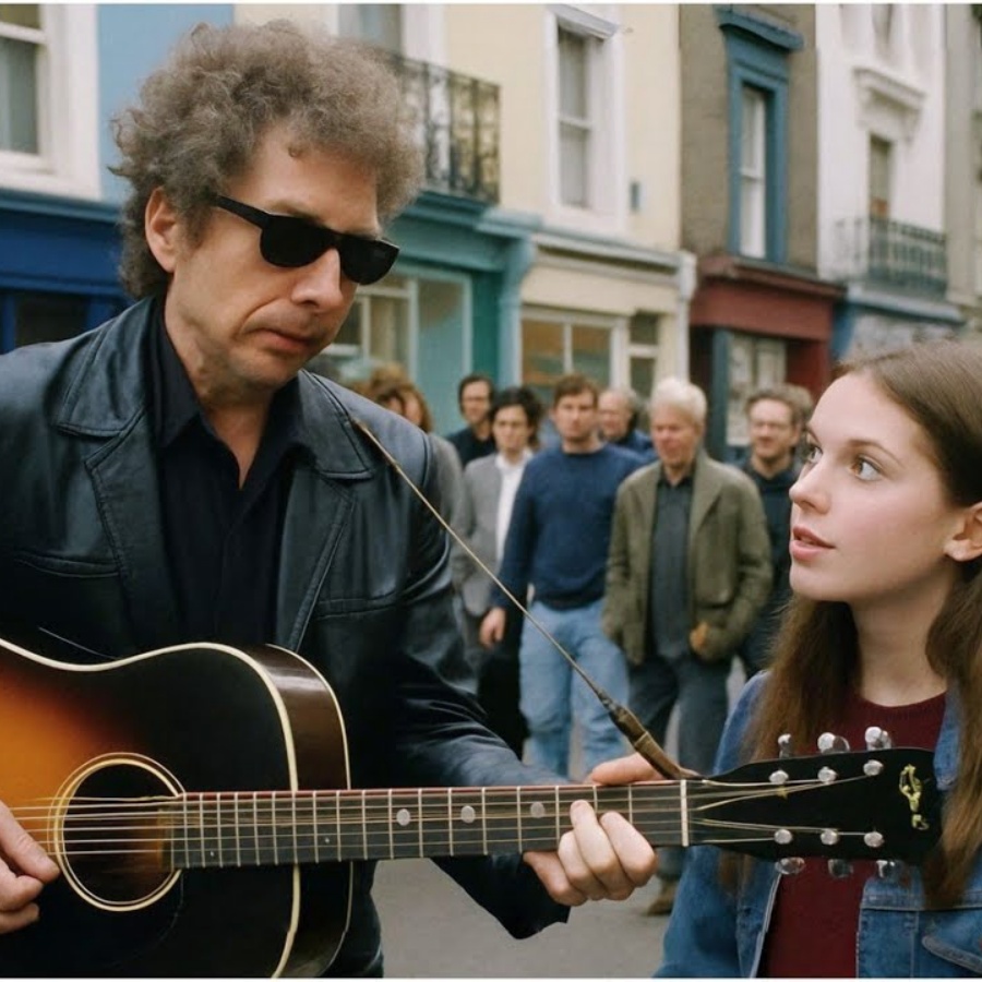 16-Year-Old Girl Tries To Sell Her Father’s Gibson For £150, Then Bob Dylan Showed Up