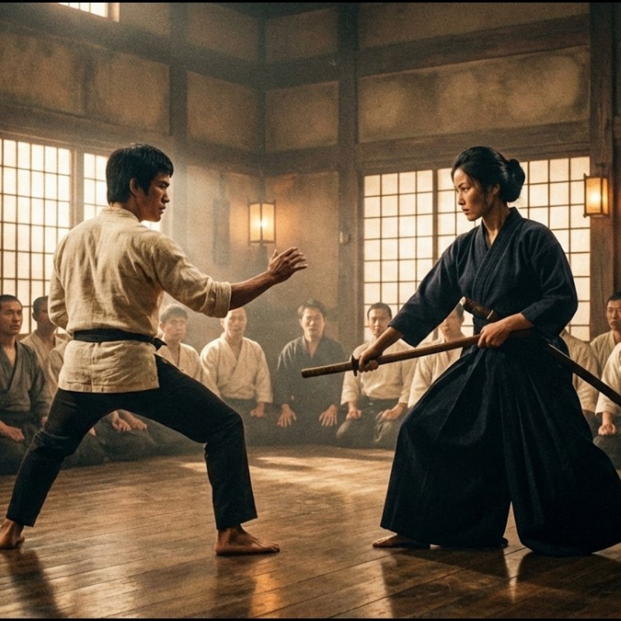 No Man Had Beaten Her in 23 Years — Then Bruce Lee Walked In — 10 Seconds Changed Everything