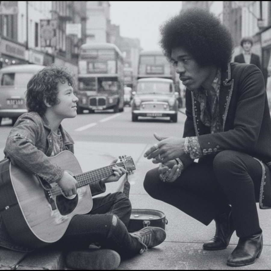 Jimi Hendrix Heard a Kid Playing His Song on a BROKEN Guitar—His Response Left Everyone CRYING