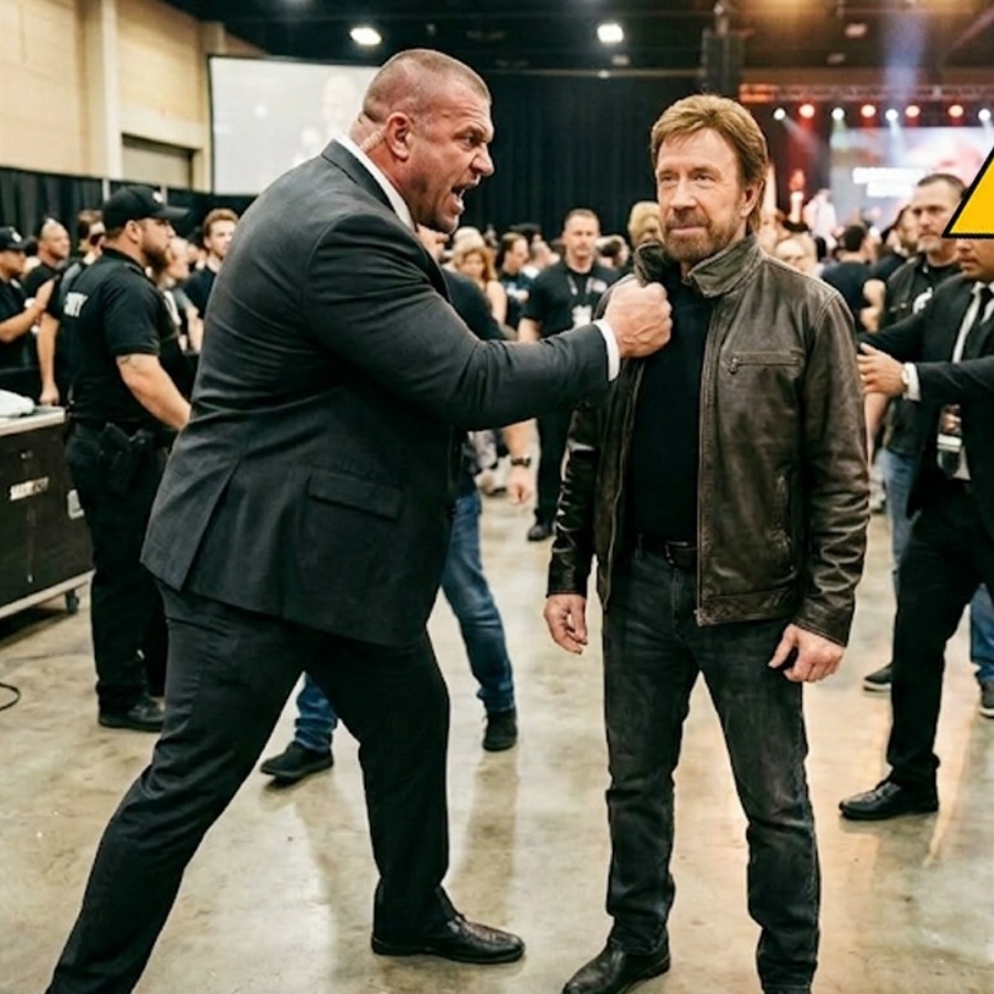 A 159kg bodyguard attacked Chuck Norris backstage — surprisingly…