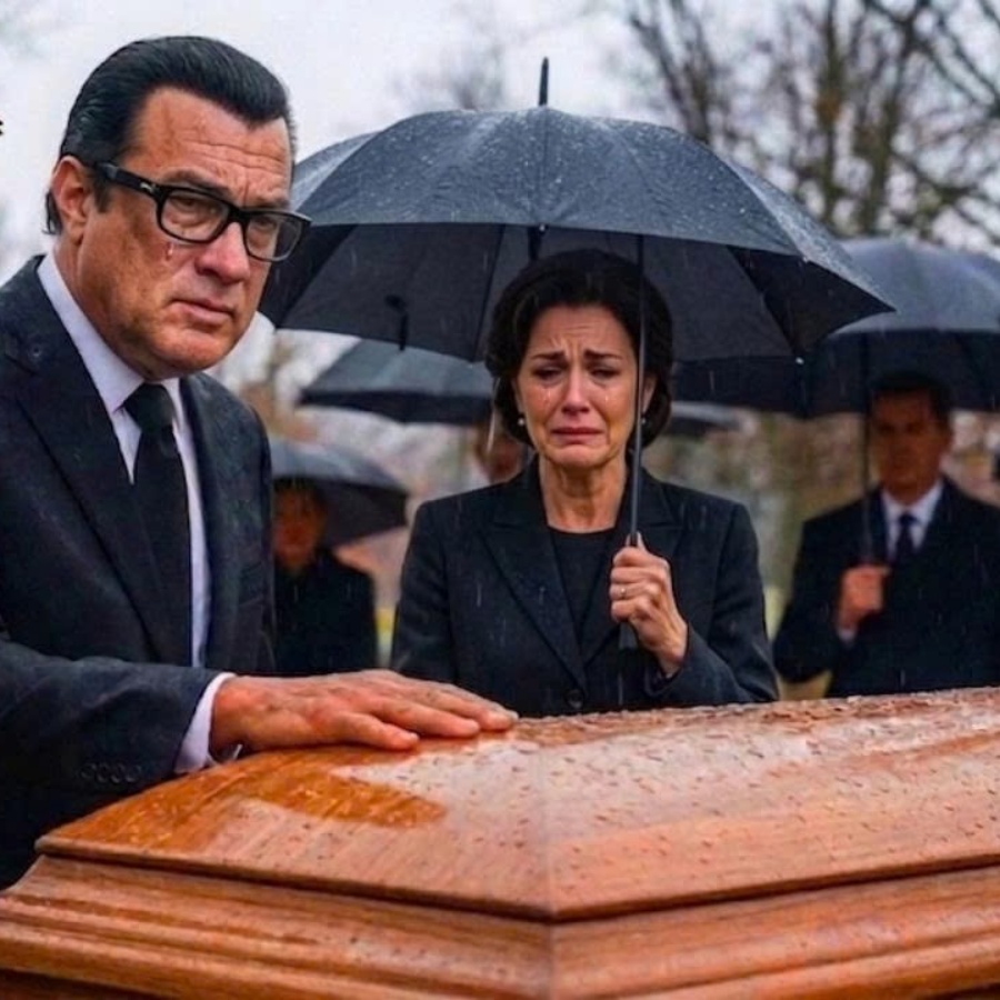 Steven Seagal attended Chuck Norris’s funeral, but what he did brought everyone to tears.