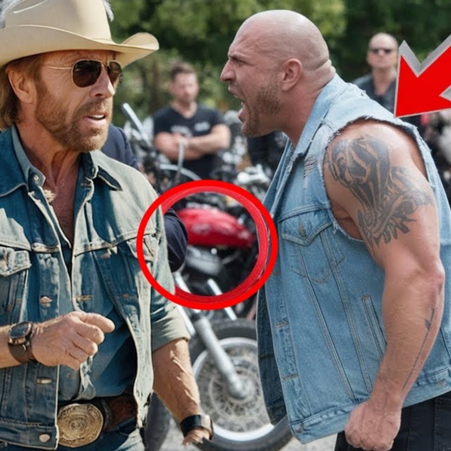 Bikers Threaten Chuck Norris , Unaware He has a Black belt in Karate JJ
