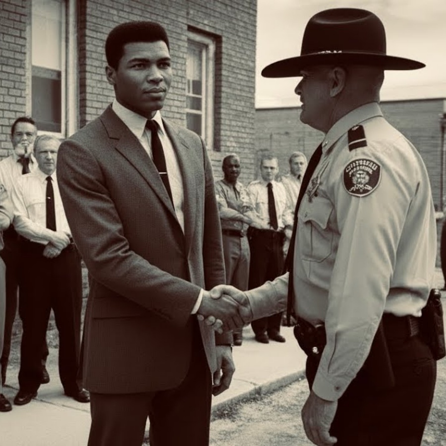 Muhammad Ali Stopped His Car in 1976 — What He Said to a Sheriff Shocked the Entire Town