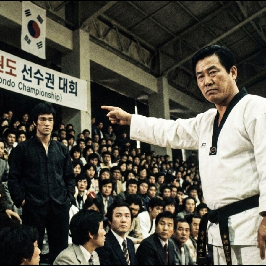 Taekwondo Master Said You Chinese Visitor Show Me — Didn’t Know Bruce Lee — 2 Minutes Silence