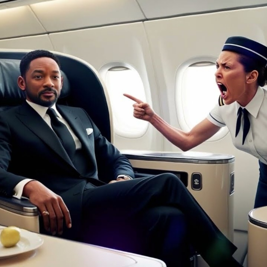 Flight Attendant Humiliated Will Smith, Kicks Him Out Of First Class, His Next Move Will Shock You JJ