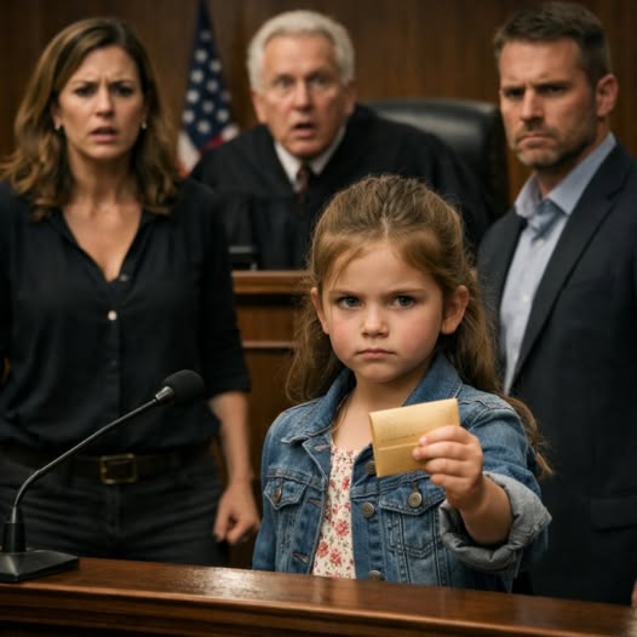 My husband filed for divorce, hoping to take my daughter. But in court, my daughter surprised the judge, “”I want to show you something that Mom doesn’t know about, Your Honor.””