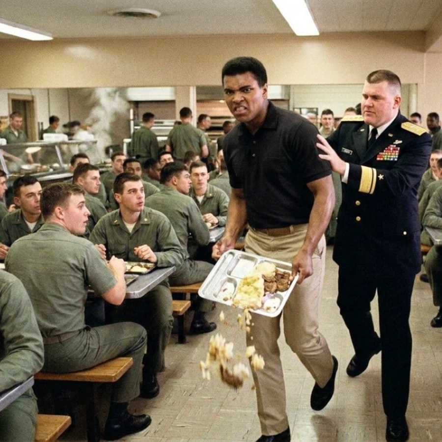 The Sailor Pushed Muhammad Ali in the Mess Hall — Nobody Knew Who He Was — 6 Seconds Later JJ