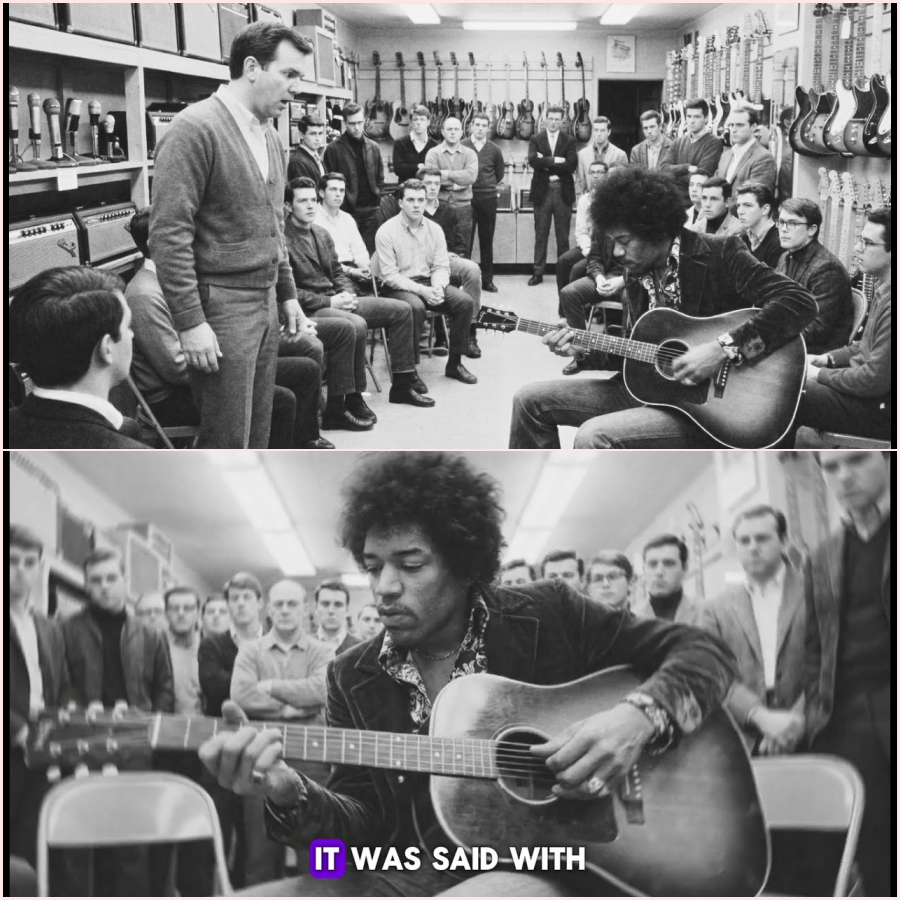 Jimi Hendrix Challenged to Play at 1968 Guitar Clinic | You Won’t Believe What Happened HT
