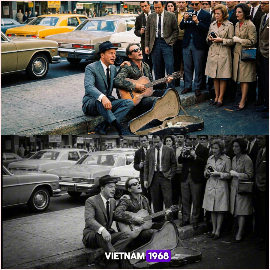 Sinatra Joined Blind Guitarist Playing My Way Without Saying His Name, SUDDENLY 200 Gathered HT