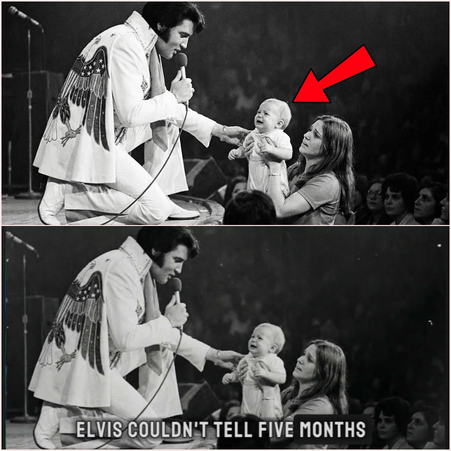Baby Cried During Elvis Show — What Elvis Sang From Stage Edge STUNNED Audience – ht