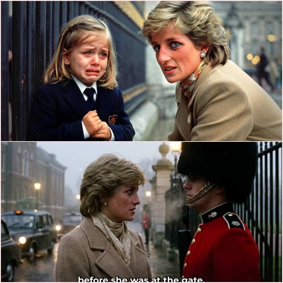 Princess Diana Broke Royal Protocol to Help a Crying Little Girl Outside the Palace Gates HT