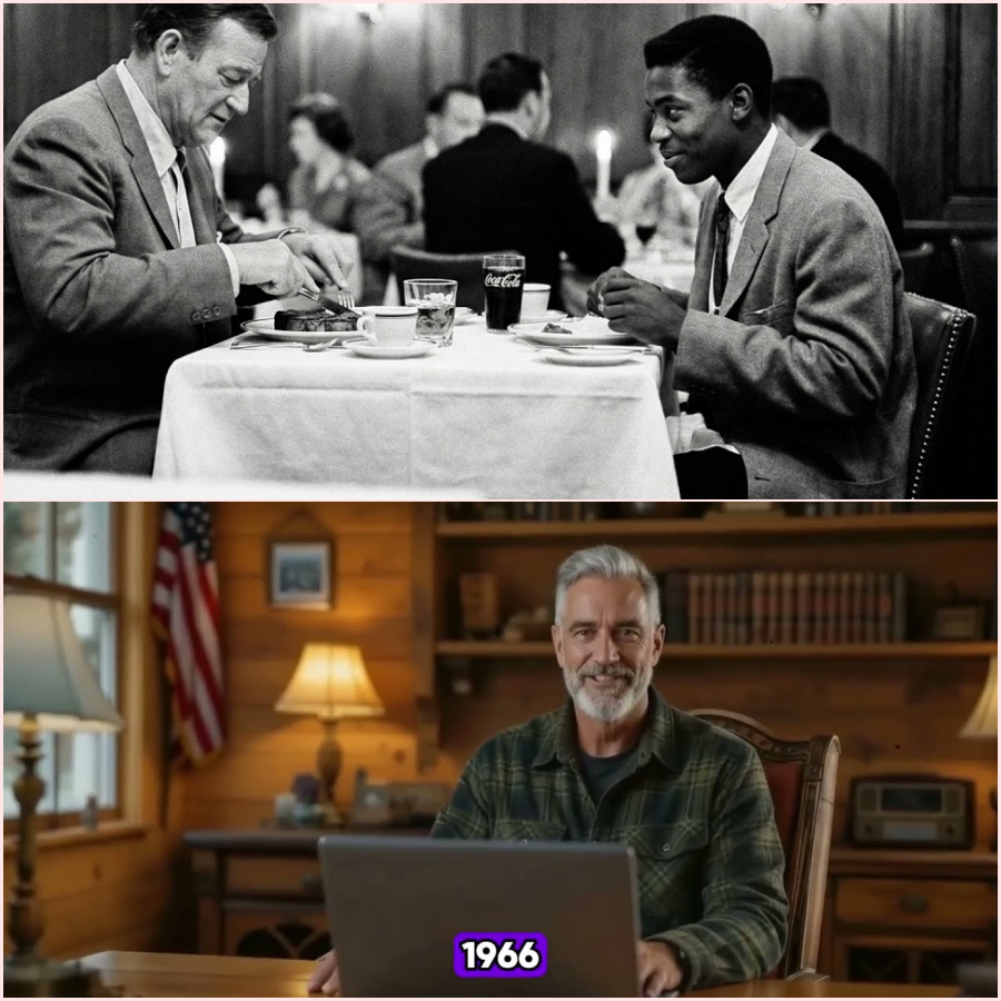 John Wayne Saw a Waiter Refuse a Young Man’s Order— What He Said Next Silenced the Room ht