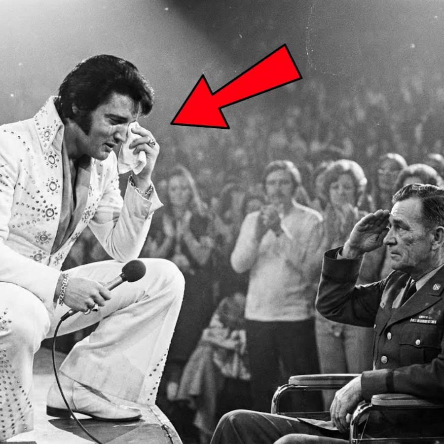 A Veteran SALUTED Elvis During the Song — Elvis BROKE DOWN on Stage (One Gesture Changed Him) DD