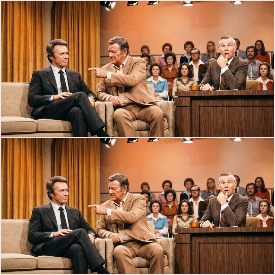 John Wayne CONFRONTED Clint Eastwood on Live TV—What Happened Next Stunned 50 Million Viewers HT