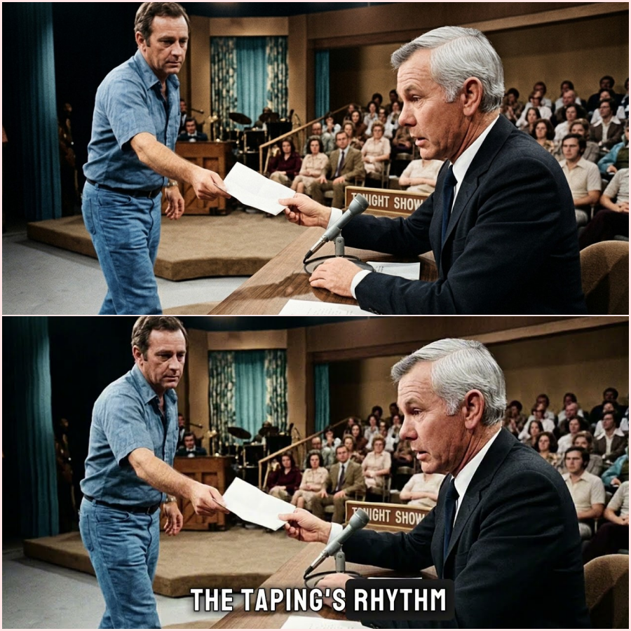 A producer walked onto Carson’s set during a taping — the note had 9 words and changed everything – HT