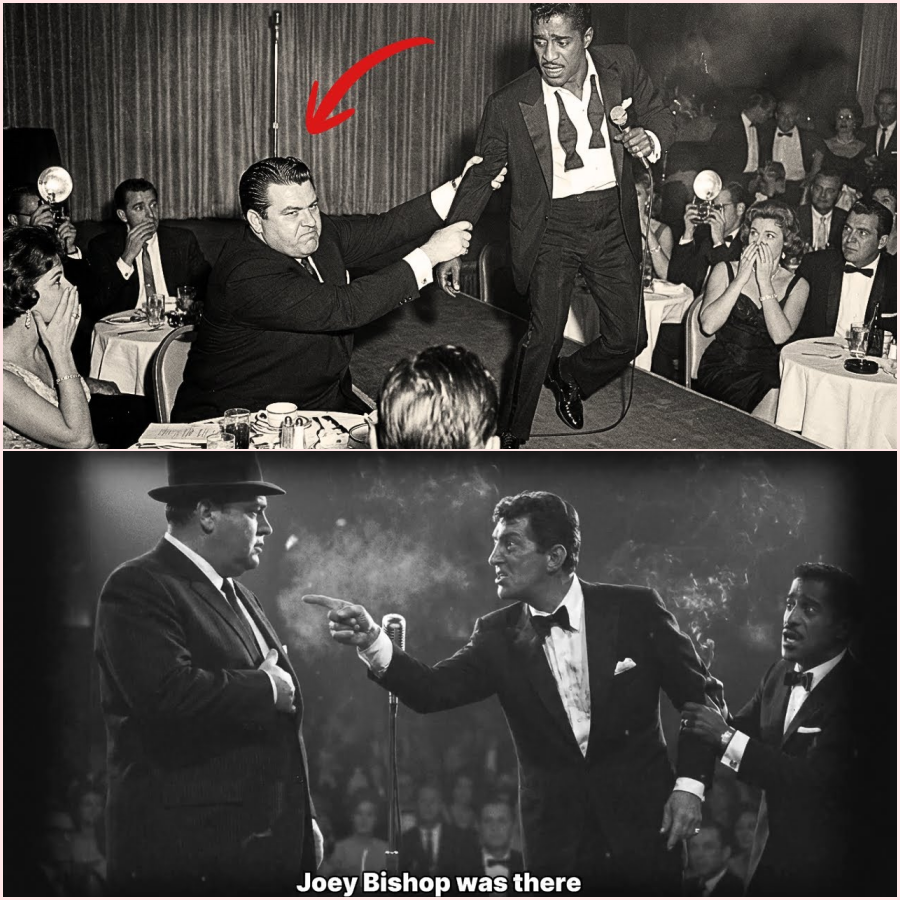 A Mafia Boss Tried to Kick Sammy Davis Jr Off Stage — Dean Martin Stopped Everything ht