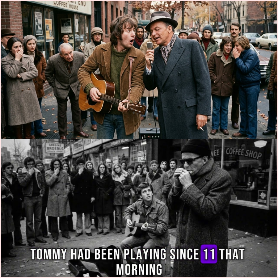 Frank Sinatra Joins a Street Musician — The Crowd Had NO IDEA Who He Was HT
