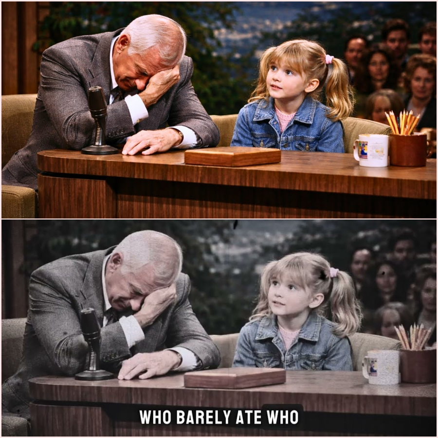 The Night Johnny Carson COLLAPSED When a 7 Year Old Girl Said Something Unexpected! HT