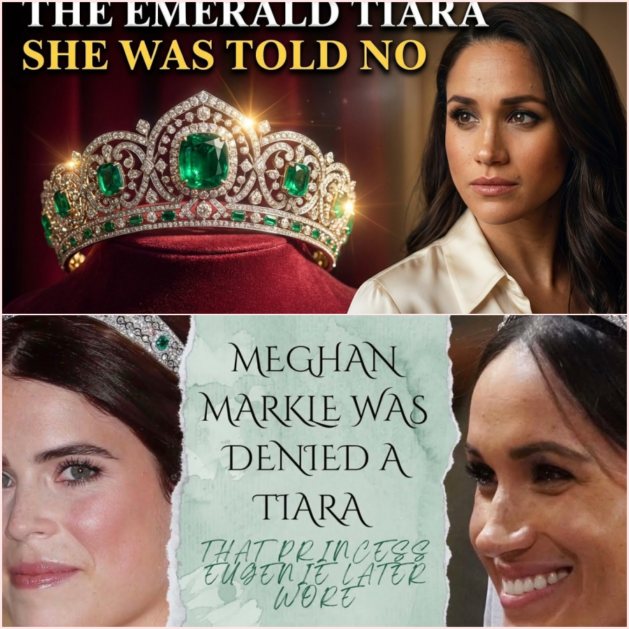 Why Meghan Was Denied the Emerald Tiara Before Her Wedding  HT