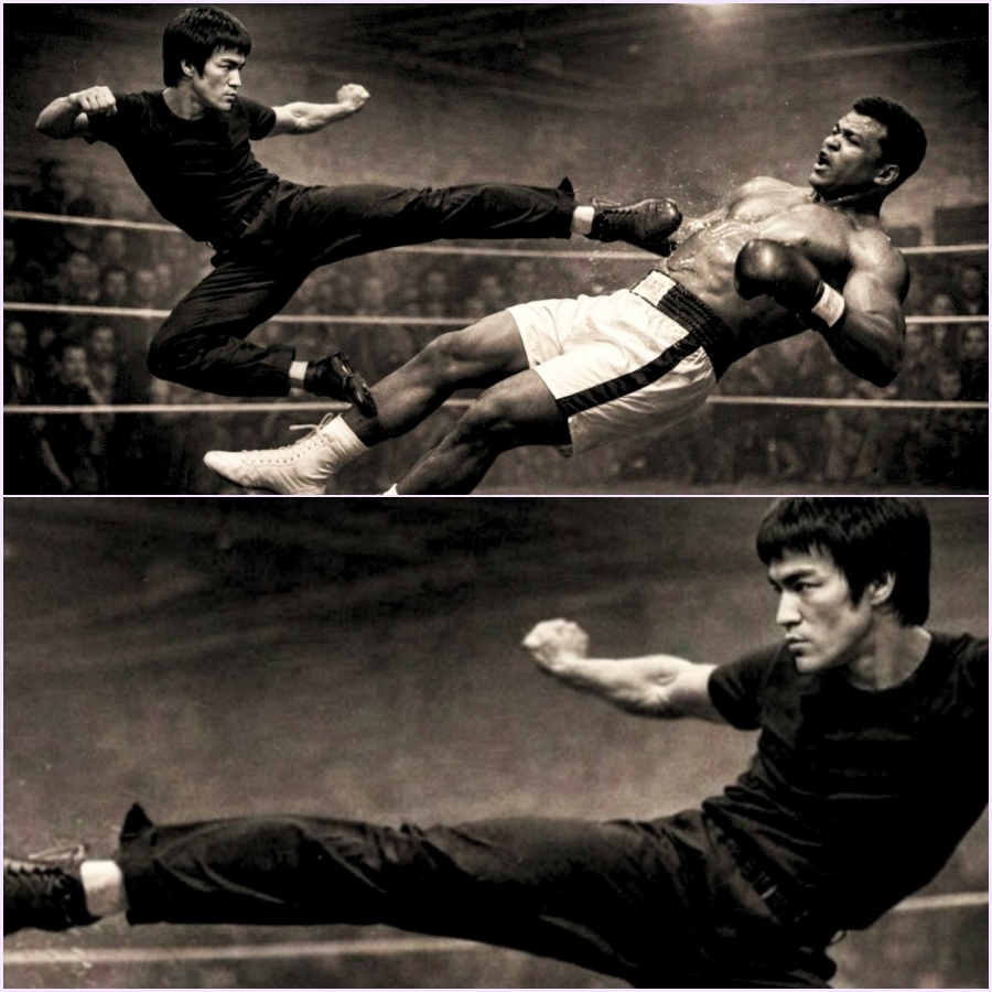 Bruce Lee Stood Before Muhammad Ali – 3 Seconds Later, The Legend Was Sealed!